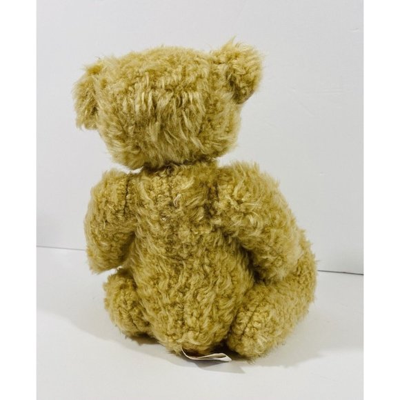 Teddy Bear 8” Sitting Plush Stuffed Animal Collectible Lite Brown Terrys Village - Picture 3 of 9